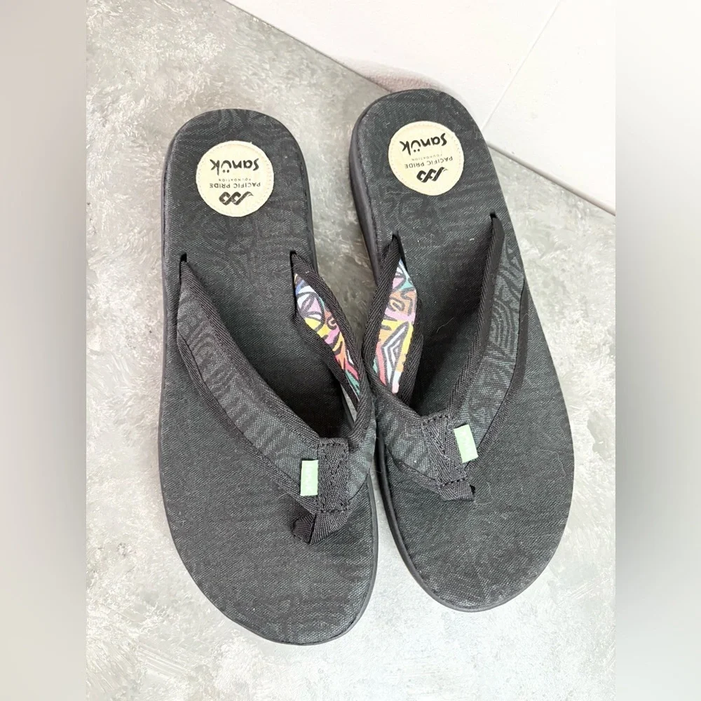 Sanuk Unisex Sling ST sandals in collaboration with the Pacific Pride Foundation